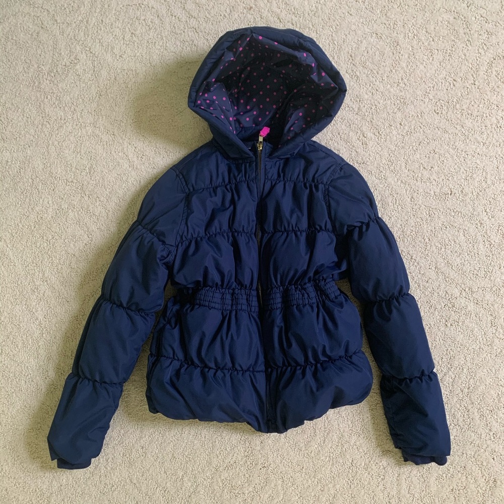 GYMBOREE Girls 10-12 Fleece Lined Puffer Jacket